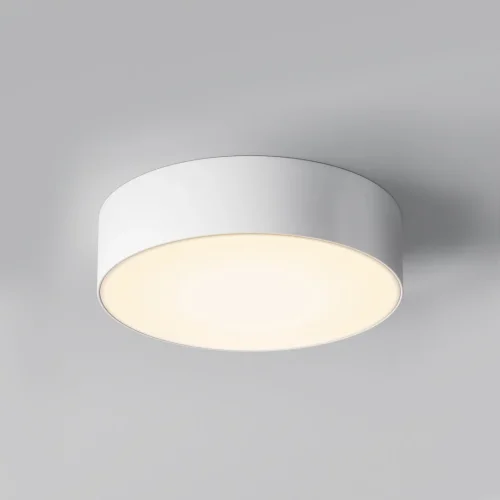 Потолочный светильник уличный LED Zon IP O431CL-L30W3K Maytoni уличный IP65 белый на 1 лампу, плафон белый в стиле хай-тек современный LED фото 7