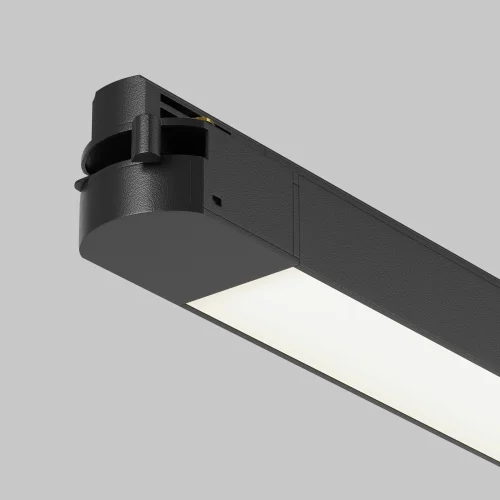 Трековый светильник LED Basis TR000-1-24W4K-B_1 Maytoni белый для шинопроводов серии Basis чёрный фото 2
