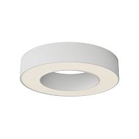 Светильник потолочный LED Lua C093CL-24W3K-W Maytoni белый на 1 лампу, основание белое в стиле современный хай-тек круглый
