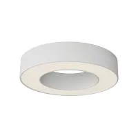 Светильник потолочный LED Lua C093CL-24W3K-W Maytoni белый на 1 лампу, основание белое в стиле современный хай-тек круглый