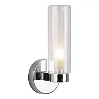 Бра Aqua LSP-8859 Lussole прозрачный 1 лампа, основание хром в стиле современный 
