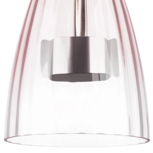 Светильник подвесной LED Belle 814003 Lightstar прозрачный разноцветный 1 лампа, основание матовое хром в стиле современный арт-деко  фото 9
