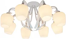 Люстра потолочная Abegail TL1133-8D Toplight белая на 8 ламп, основание белое в стиле современный 