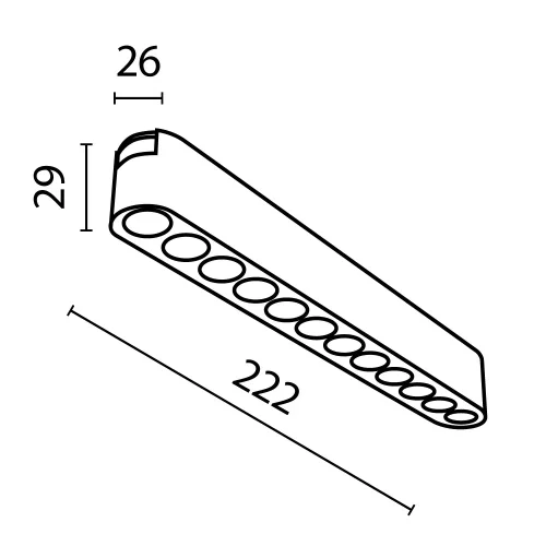 Трековый светильник LED Magnetic track system Radity TR082-1-12W3K-M-B Maytoni чёрный для шинопроводов серии Magnetic track system Radity чёрный фото 8