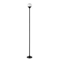 Парковый светильник LED Dew 7120/3GLB Odeon Light уличный IP65 чёрный на 1 лампу, плафон белый в стиле хай-тек современный LED
