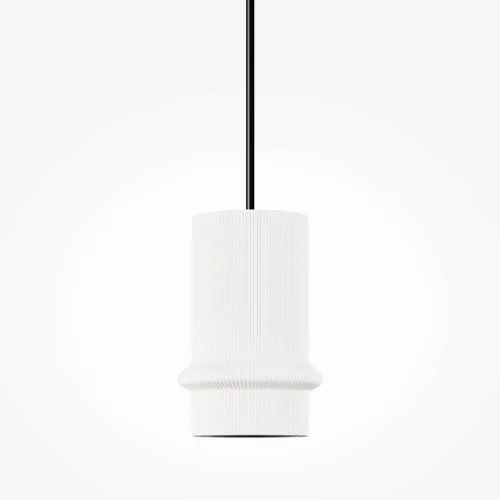 Светильник подвесной LED Pilastro MOD430PL-L5W3K Maytoni белый на 1 лампу, основание чёрное в стиле современный фото 3