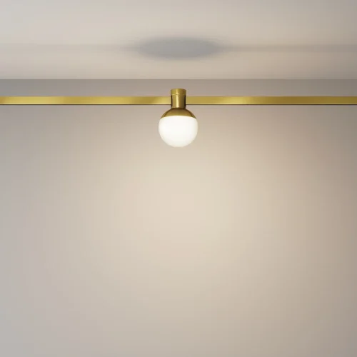 Трековый светильник LED Magnetic trаck system Flarity TR149-1-5W3K-BS Maytoni белый для шинопроводов серии Magnetic trаck system Flarity латунь фото 4