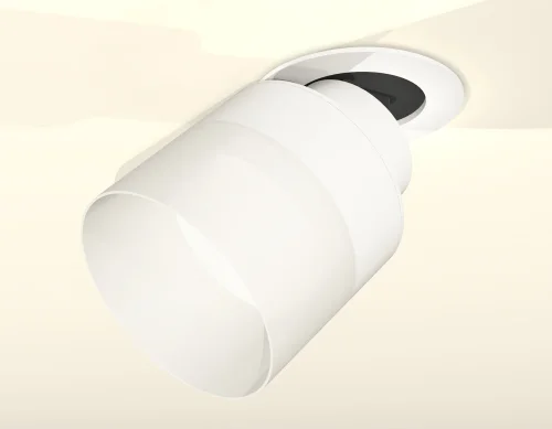 Светильник точечный XM8101521 Ambrella light белый 1 лампа, основание белое в стиле хай-тек  фото 3