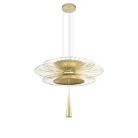 Светильник подвесной Star 10141B/600 Gold LOFT IT золотой на 1 лампу, основание золотое в стиле арт-деко 