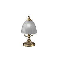 Настольная лампа P 3520 Reccagni Angelo белая 1 лампа, основание античное бронза латунь металл в стиле классический 