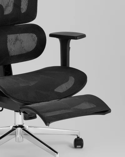 Кресло офисное TopChairs Nimbus, черный УТ000041777 Stool Group, /, ножки//, размеры - ***** фото 4