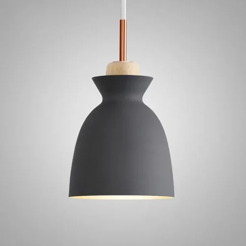 Светильник подвесной OMG C Gray 179779-26 ImperiumLoft серый 1 лампа, основание золотое в стиле современный скандинавский 