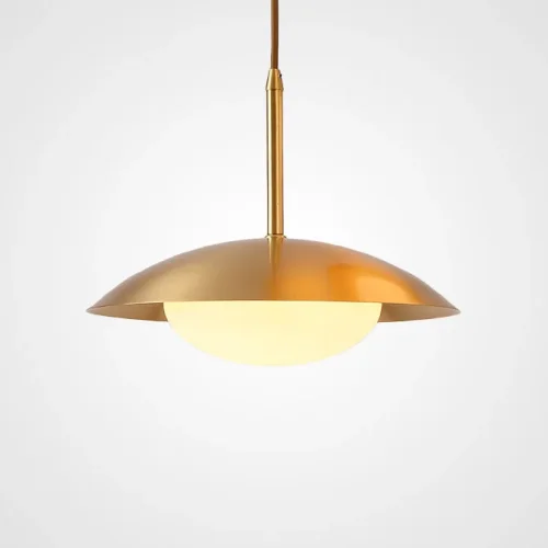 Светильник подвесной VITABY L1 141142-26 ImperiumLoft белый на 1 лампу, основание латунь в стиле скандинавский Светильник подвесной VITABY L1 141142-26 ImperiumLoft белый на 1 лампу, основание латунь в стиле скандинавский