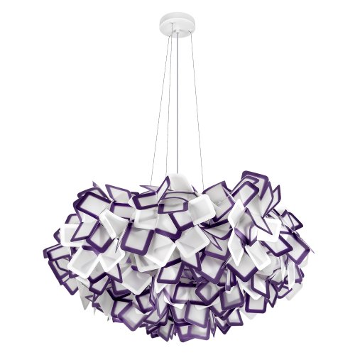 Люстра подвесная Слизия / Clizia 10231/780 Purple LOFT IT фиолетовая белая на 5 ламп, основание в стиле Люстра подвесная Слизия / Clizia 10231/780 Purple LOFT IT фиолетовая белая на 5 ламп, основание в стиле