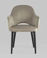 Стул Венера NEW, велюр шампань NP (набор 2шт) УТ000038668 Stool Group, шампань/велюр, ножки/металл/, размеры - *****
