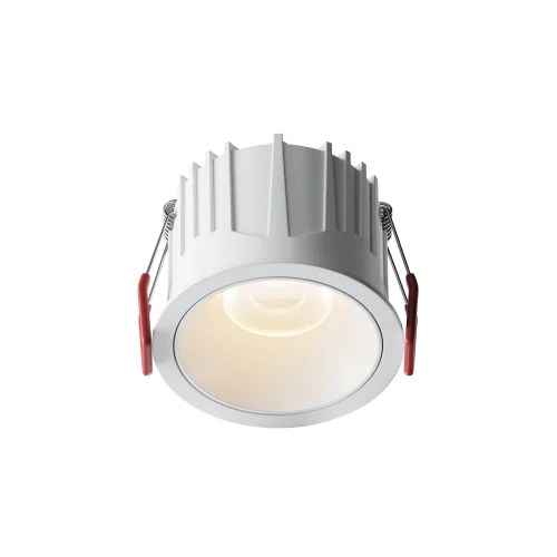 Светильник точечный LED Alfa LED DL043-01-15W3K-RD-W-1 Maytoni белый на 1 лампу, основание белое в стиле современный хай-тек круглый