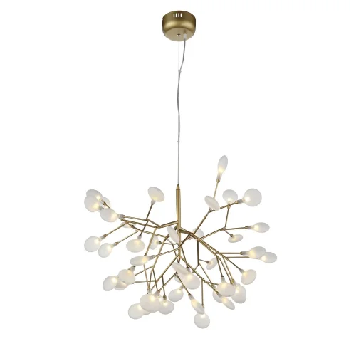 Люстра подвесная Riccardo SL411.223.45 ST-Luce белая на 45 ламп, основание золотое в стиле современный 