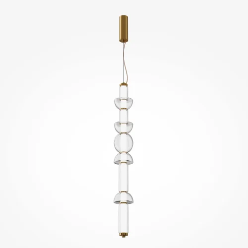 Светильник подвесной LED Cosmo MOD210PL-L39BS3K Maytoni белый прозрачный на 1 лампу, основание латунь в стиле хай-тек современный фото 16