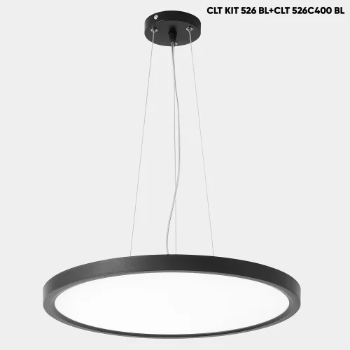 Подвесной комплект для потолочных светильников серии Clt Kit CLT KIT 526 BL Crystal Lux на 1 , основание чёрное в стиле современный фото 2