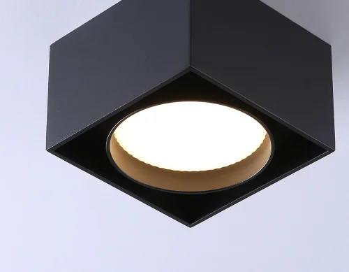 Светильник накладной Standard Tech TN70866 Ambrella light чёрный на 1 лампу, основание чёрное в стиле современный хай-тек фото 4