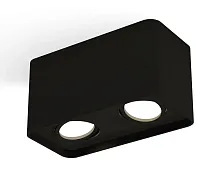Светильник накладной XS7851010 Ambrella light чёрный 2 лампы, основание чёрное в стиле хай-тек современный прямоугольный