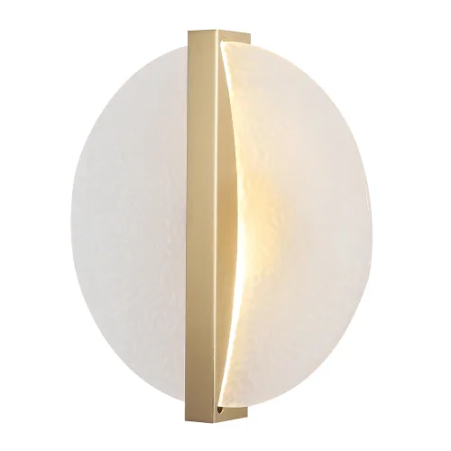 Бра LED AGOSTO AP5W LED BRASS Crystal Lux белый на 1 лампа, основание латунь в стиле классический современный  фото 4