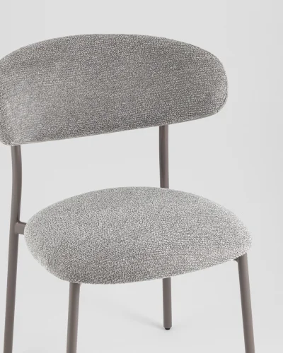 Стул обеденный Ayla, серый, серые ножки УТ000041712 Stool Group, /, ножки//, размеры - ***** фото 5