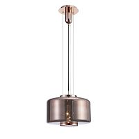 Светильник подвесной лофт JARRAS 6190 Mantra медь прозрачный 1 лампа, основание медь в стиле лофт выдувное