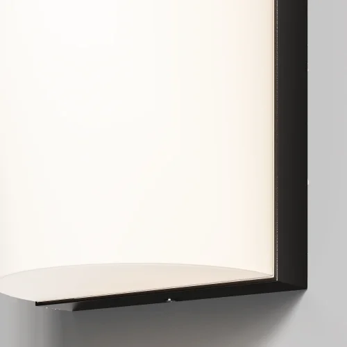 Настенный светильник уличный LED Badd O454WL-L10GF3K1 Maytoni уличный IP54 графит на 1 лампу, плафон белый в стиле современный хай-тек LED фото 7