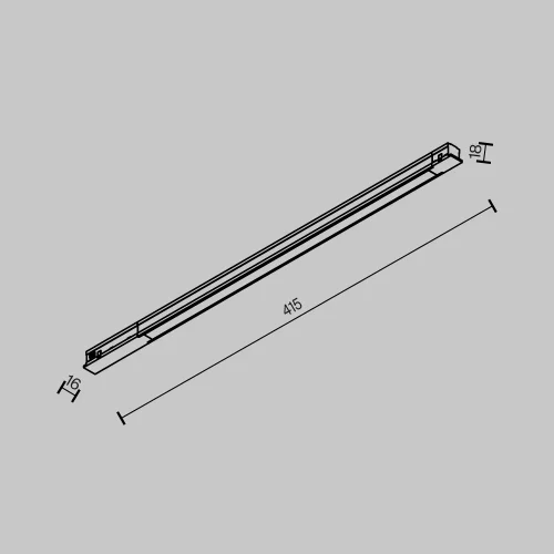 Трековый светильник LED Basis TR231-2-10W3K-B Maytoni чёрный для шинопроводов серии Basis чёрный фото 2