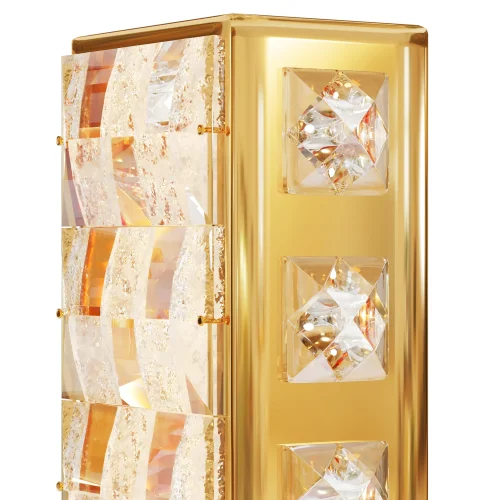 Бра LED Castello MOD336WL-L35G3K Maytoni прозрачный на 1 лампу, основание золотое в стиле современный фото 6