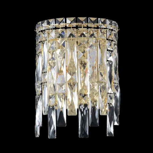 Бра ABRIL AP2 GOLD Crystal Lux прозрачный на 2 лампы, основание золотое в стиле классический фото 3 Бра ABRIL AP2 GOLD Crystal Lux прозрачный на 2 лампы, основание золотое в стиле классический фото 3
