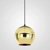 Светильник подвесной Copper Shade Gold D20 182695-22 ImperiumLoft золотой 1 лампа, основание золотое в стиле арт-деко современный 