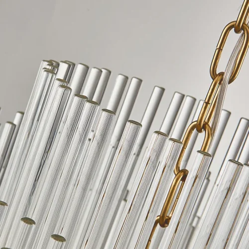 Люстра подвесная NOCTURNE D80 168485-26 ImperiumLoft прозрачная на 12 ламп, основание золотое в стиле современный фото 2 Люстра подвесная NOCTURNE D80 168485-26 ImperiumLoft прозрачная на 12 ламп, основание золотое в стиле современный фото 2