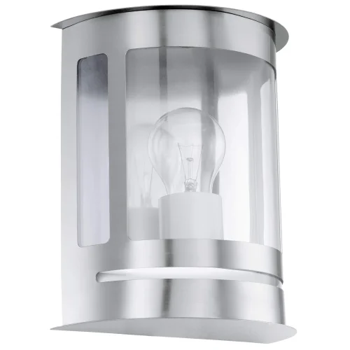 Настенный светильник уличный 30173 DARIL Eglo уличный IP44 серый на 1 лампу, плафон прозрачный в стиле современный E27