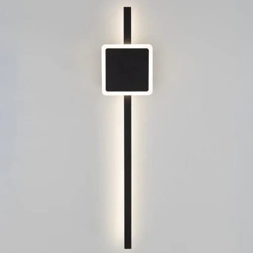 Бра с выключателем LED Стиг CL203411 Citilux чёрный на 1 лампа, основание чёрное в стиле хай-тек современный отражённый свет фото 5