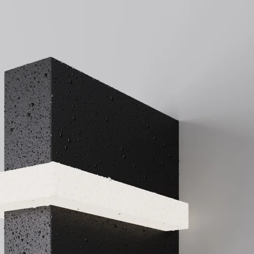 Парковый светильник LED Line O484FL-L15GF3K Maytoni уличный IP65 графит на 1 лампу, плафон графит в стиле современный хай-тек LED фото 4