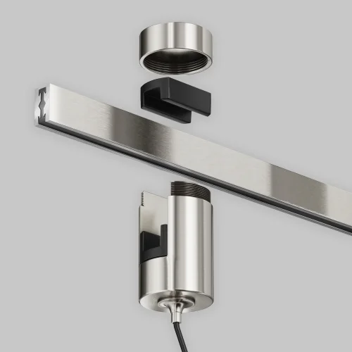 Трековый подвесой светильник Focus Led Flarity 4000K 12Вт 38° TR157-1-12W4K-PT Maytoni никель для шинопроводов серии Magnetic trаck system Flarity никель фото 7
