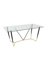 Стол обеденный Даймакс, 180х90, стекло УТ000036108 Stool Group столешница прозрачная из стекло