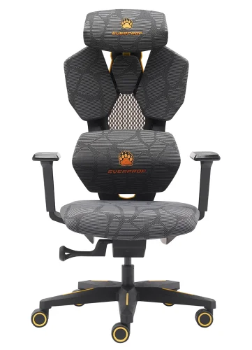 Геймерское кресло Tiger Сетка Серый EP Tiger Mesh Grey Everprof, серый/сетка, ножки//, размеры - 1200*1260***710* фото 2