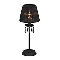 Настольная лампа PALERMO L19931.09 L'ARTE LUCE чёрная 1 лампа, основание чёрное металл в стиле классический 