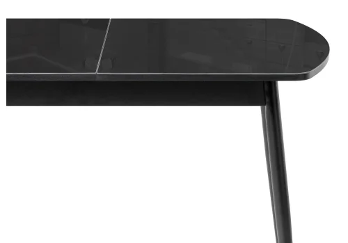 Стеклянный стол Бейкер черный 551082 Woodville столешница чёрная из стекло фото 4