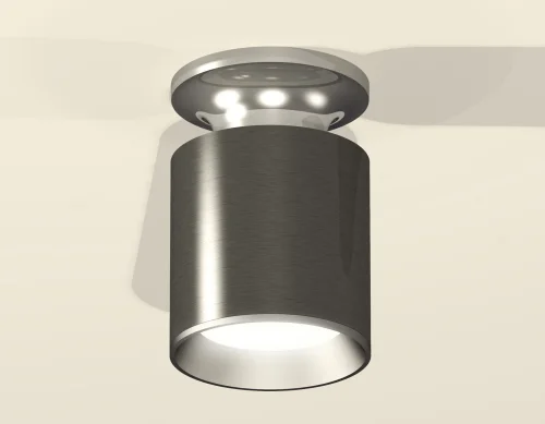 Светильник накладной Techno spot XS6303100 Ambrella light чёрный 1 лампа, основание серебряное в стиле современный круглый фото 3