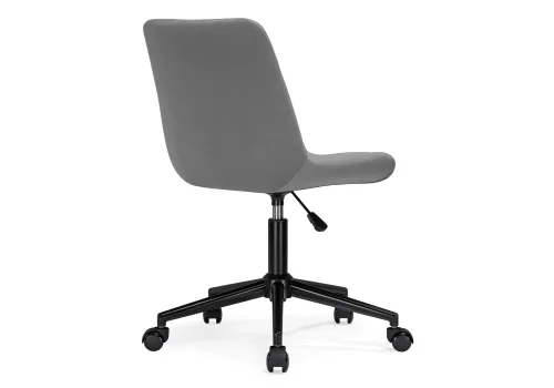 Компьютерное кресло Честер темно-серый (california 994) / черный 538986 Woodville, серый/велюр, ножки/пластик/чёрный, размеры - *920***490*600 фото 5