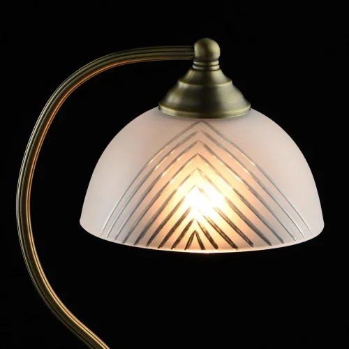Настольная лампа Афродита 317035101 MW-Light белая 1 лампа, основание латунь металл в стиле классический  фото 5