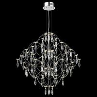 Люстра подвесная ЛЕД Федель / Fedele WE338.08.103 Wertmark прозрачная на 1 лампу, основание хром в стиле современный капли Люстра подвесная ЛЕД Федель / Fedele WE338.08.103 Wertmark прозрачная на 1 лампу, основание хром в стиле современный капли