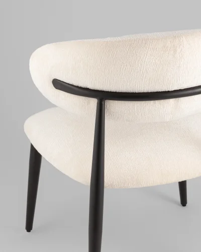 Кресло лаунж Ayla, молочный УТ000041715 Stool Group, /, ножки//, размеры - *****мм фото 6