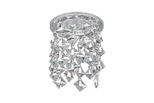 Светильник точечный Osimo GU10.5.14.8.103 N Dio D'Arte прозрачный на 1 лампу, основание серебряное в стиле классический Светильник точечный Osimo GU10.5.14.8.103 N Dio D'Arte прозрачный на 1 лампу, основание серебряное в стиле классический