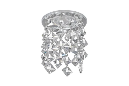 Светильник точечный Osimo GU10.5.14.8.103 N Dio D'Arte прозрачный на 1 лампу, основание серебряное в стиле классический Светильник точечный Osimo GU10.5.14.8.103 N Dio D'Arte прозрачный на 1 лампу, основание серебряное в стиле классический