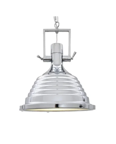 Светильник подвесной Braggi LDP 706 CHR Lumina Deco хром на 1 лампу, основание хром в стиле лофт 